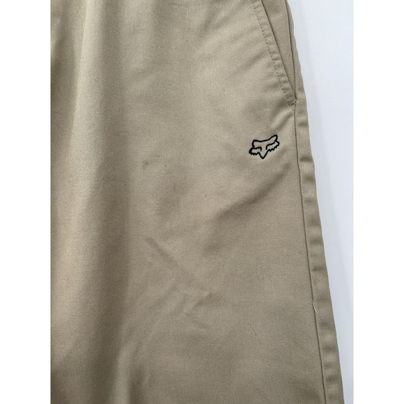 Fox Men's Tan Flat Front Shorts - Picture 3 of 6
